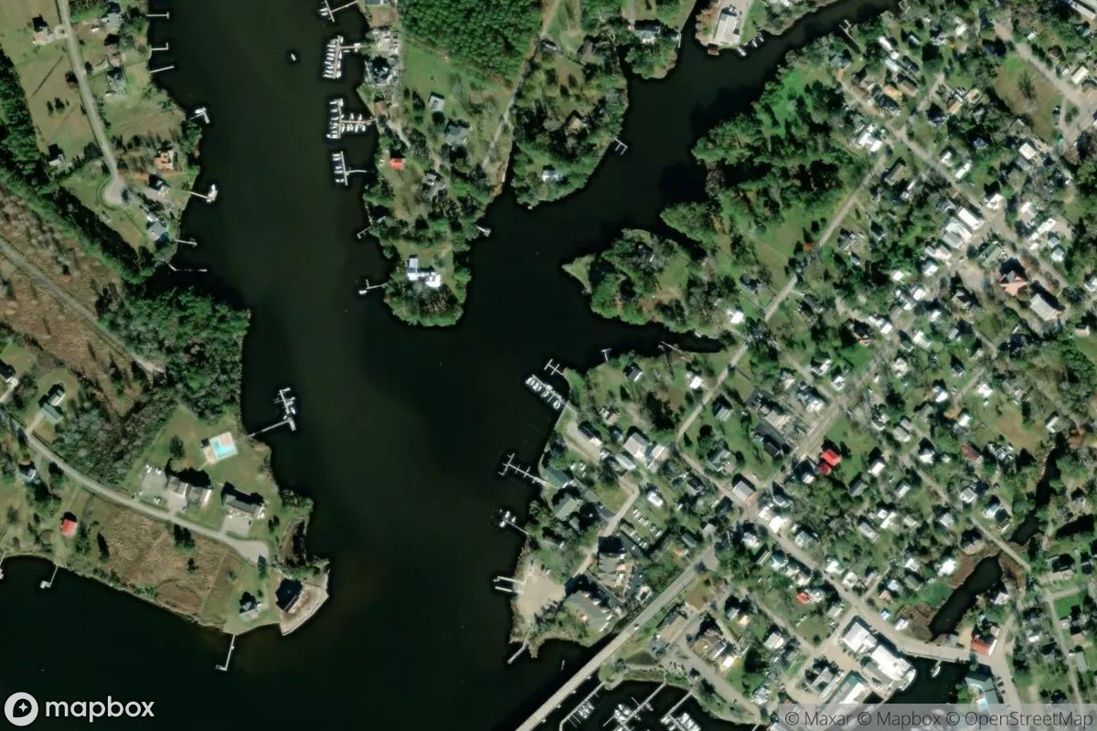 Satellite view of Marina at 35.0278, -76.7002