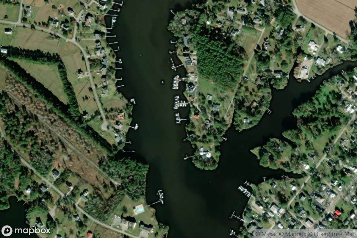 Satellite view of Marina at 35.0297, -76.7026