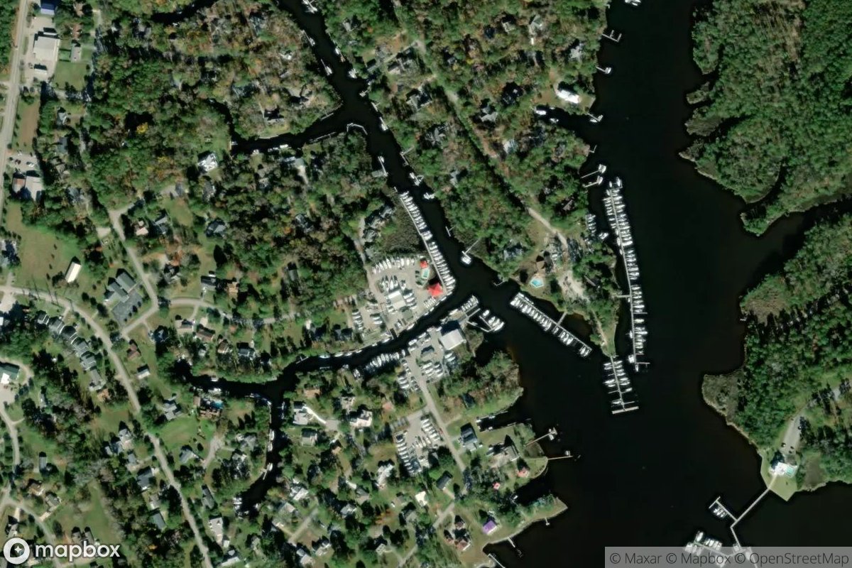 Satellite view of Marina at 35.0329, -76.6856