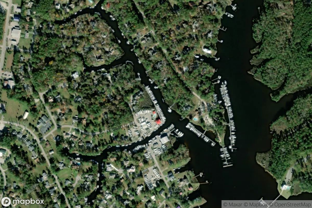 Satellite view of Marina at 35.0334, -76.6855