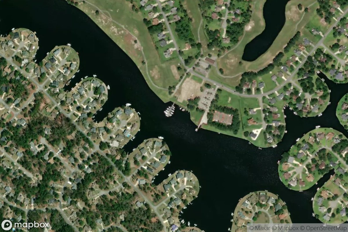 Satellite view of Marina at 35.0760, -76.9664