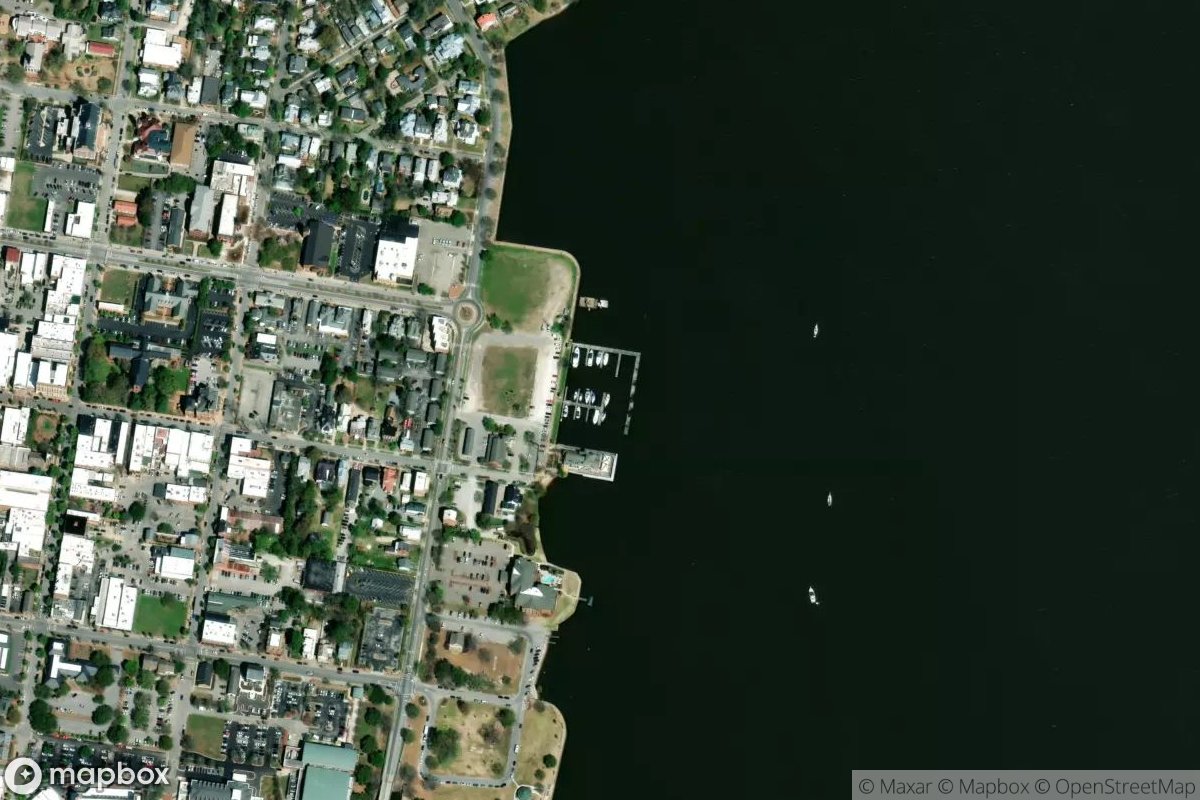 Satellite view of Marina at 35.1070, -77.0343