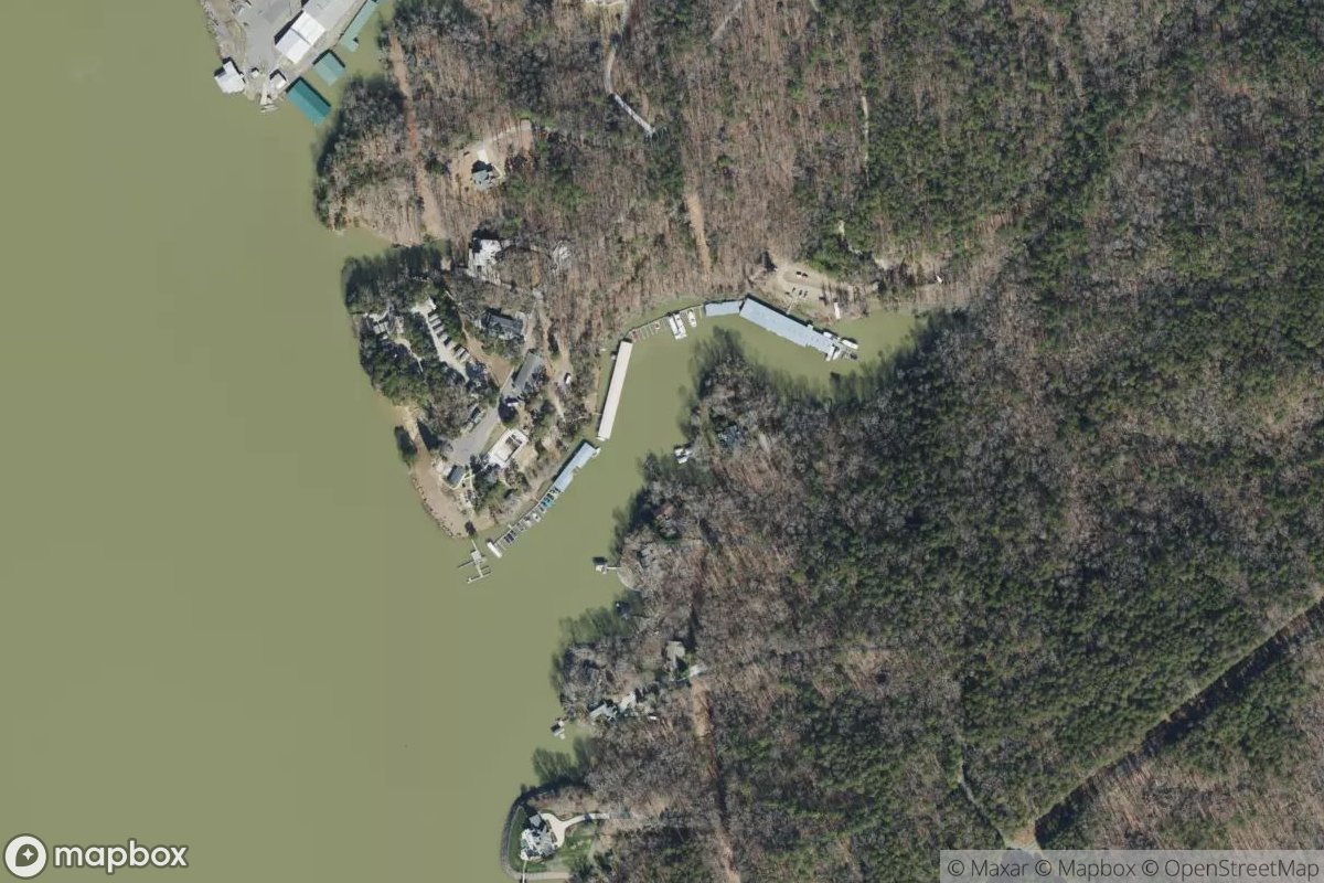 Satellite view of Marina at 35.1147, -81.0273