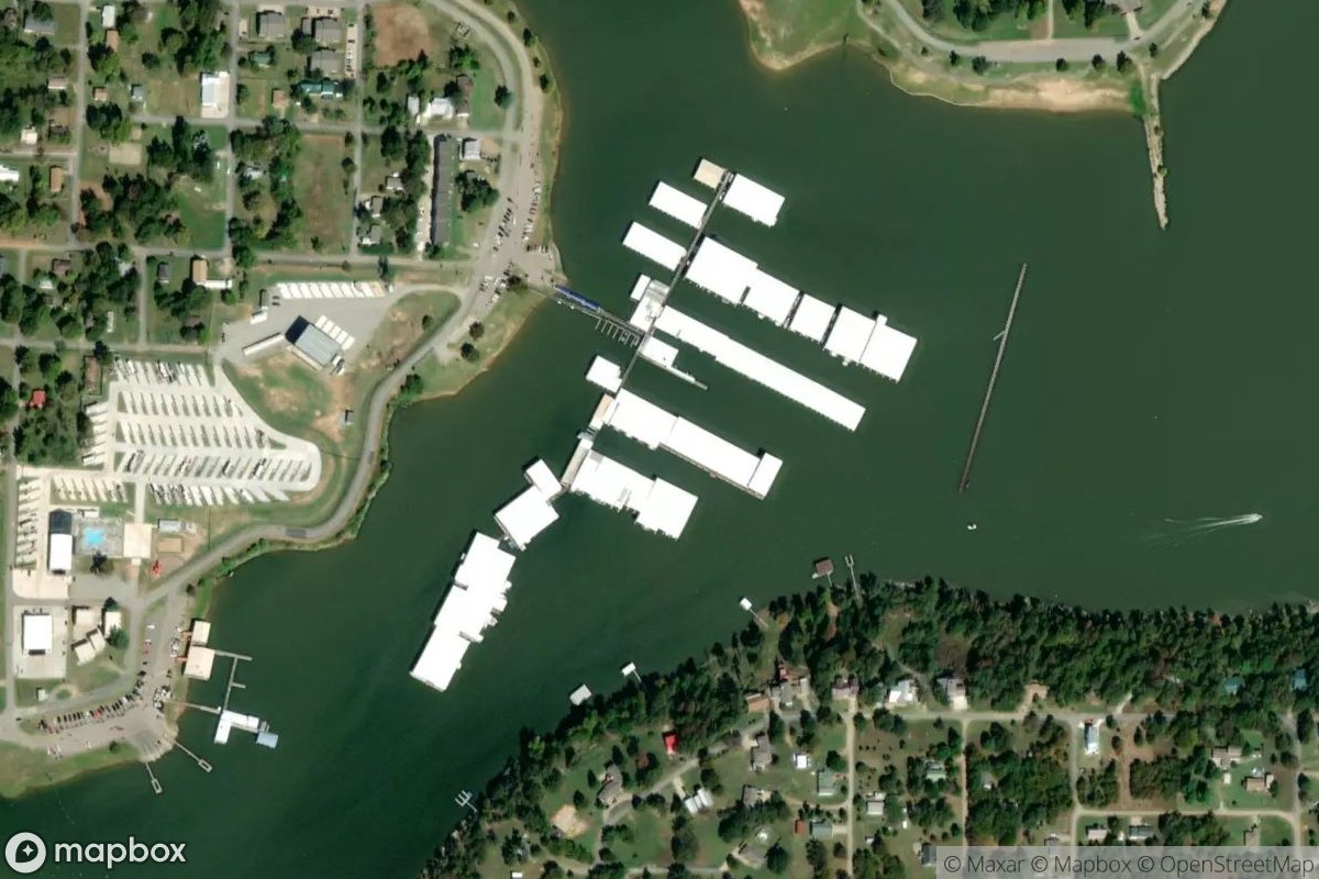 Satellite view of Marina at 35.2820, -95.5728