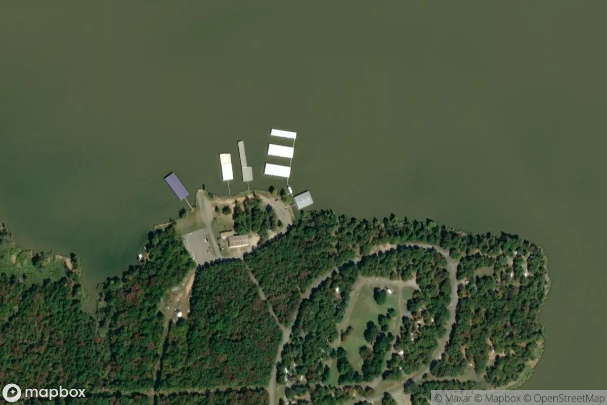 Satellite view of Marina at 35.4019, -95.5879