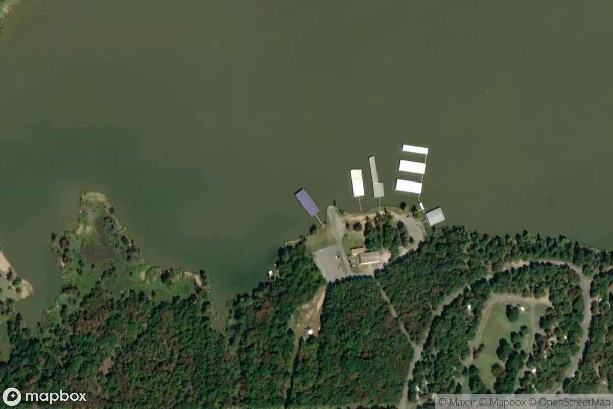 Satellite view of Marina at 35.4022, -95.5906