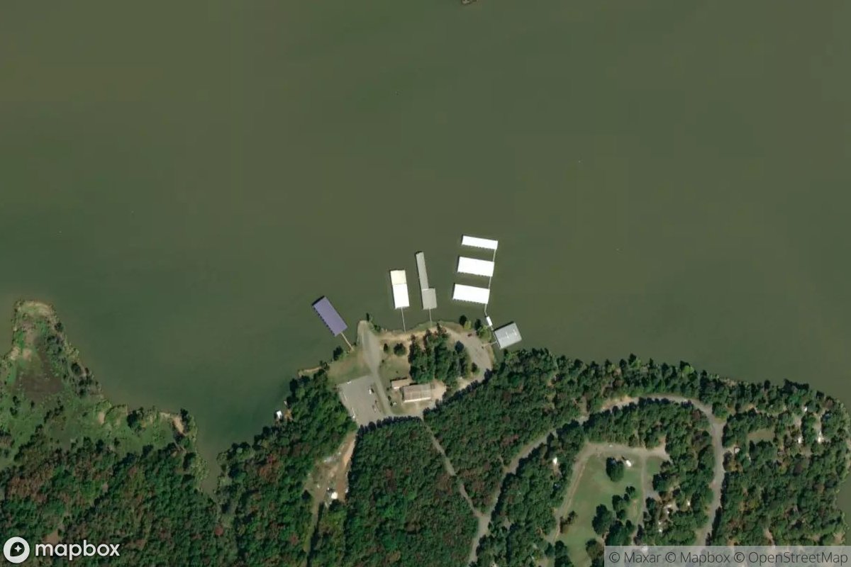 Satellite view of Marina at 35.4026, -95.5891