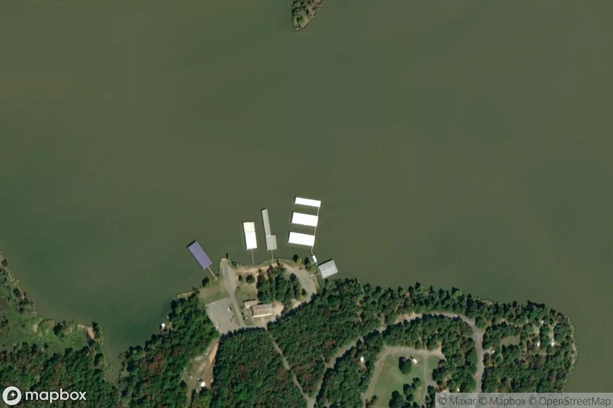 Satellite view of Marina at 35.4031, -95.5883