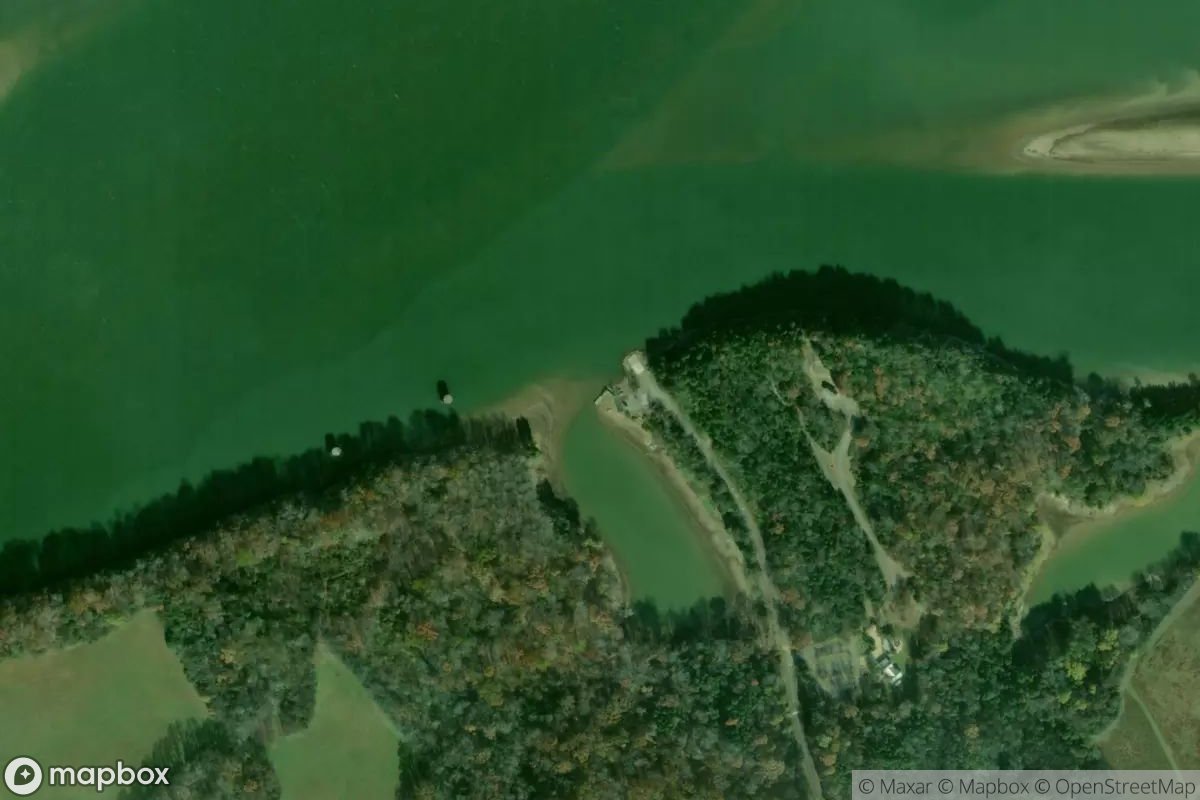 Satellite view of Marina at 35.4093, -85.0092