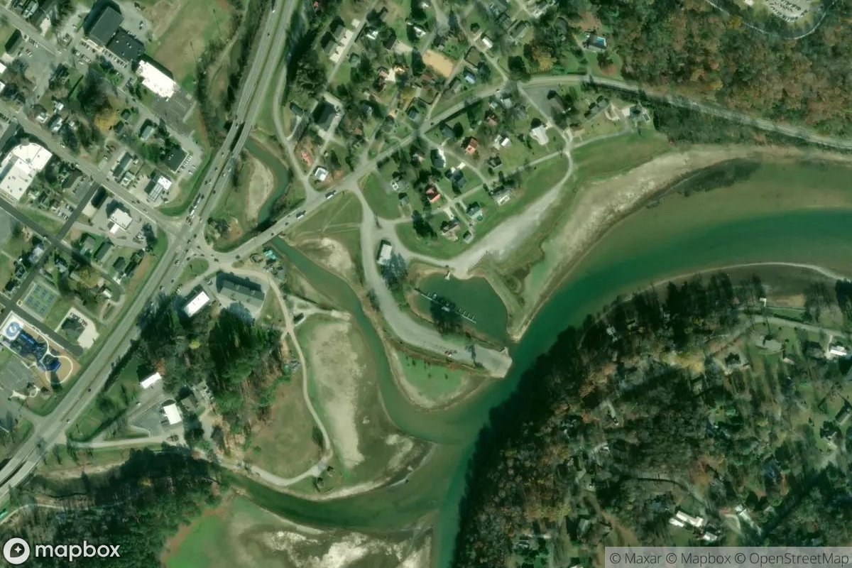 Satellite view of Marina at 35.4924, -85.0047