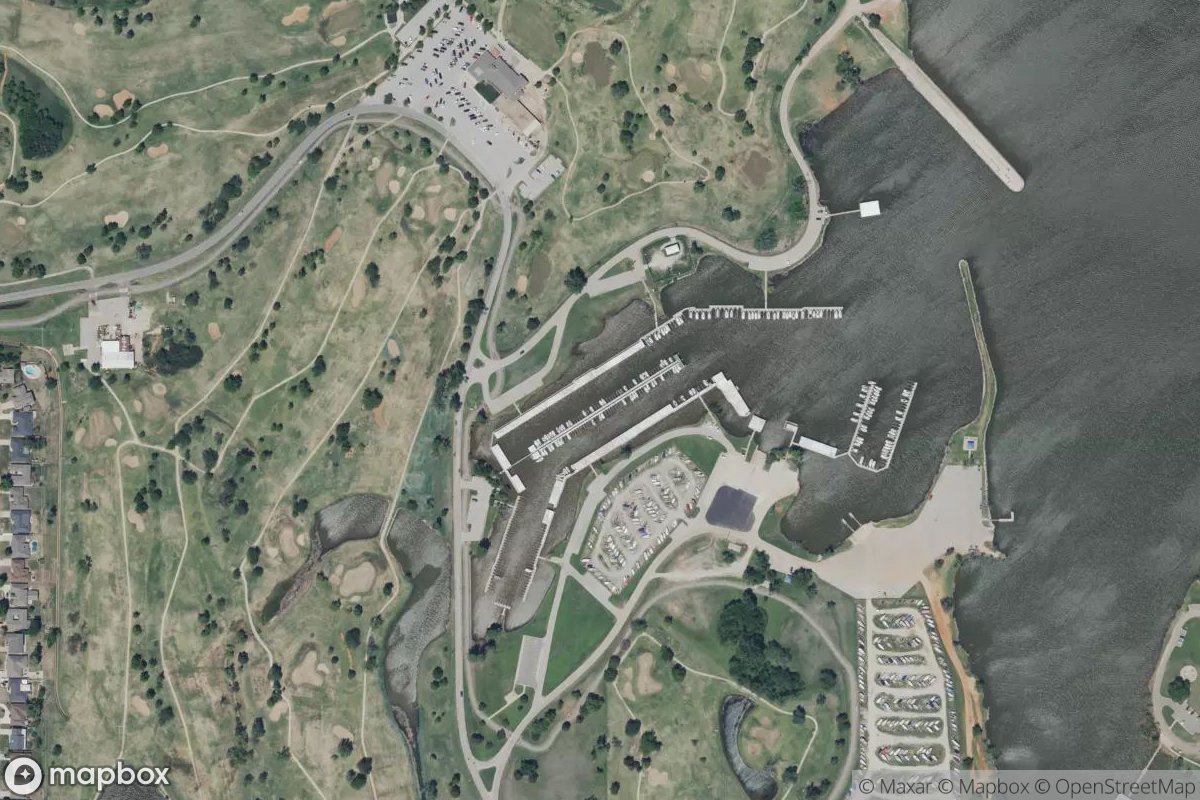 Satellite view of Marina at 35.5504, -97.5997