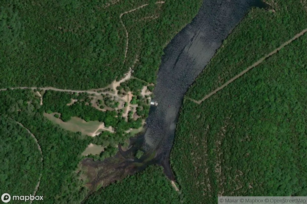 Satellite view of Marina at 36.4349, -93.7590