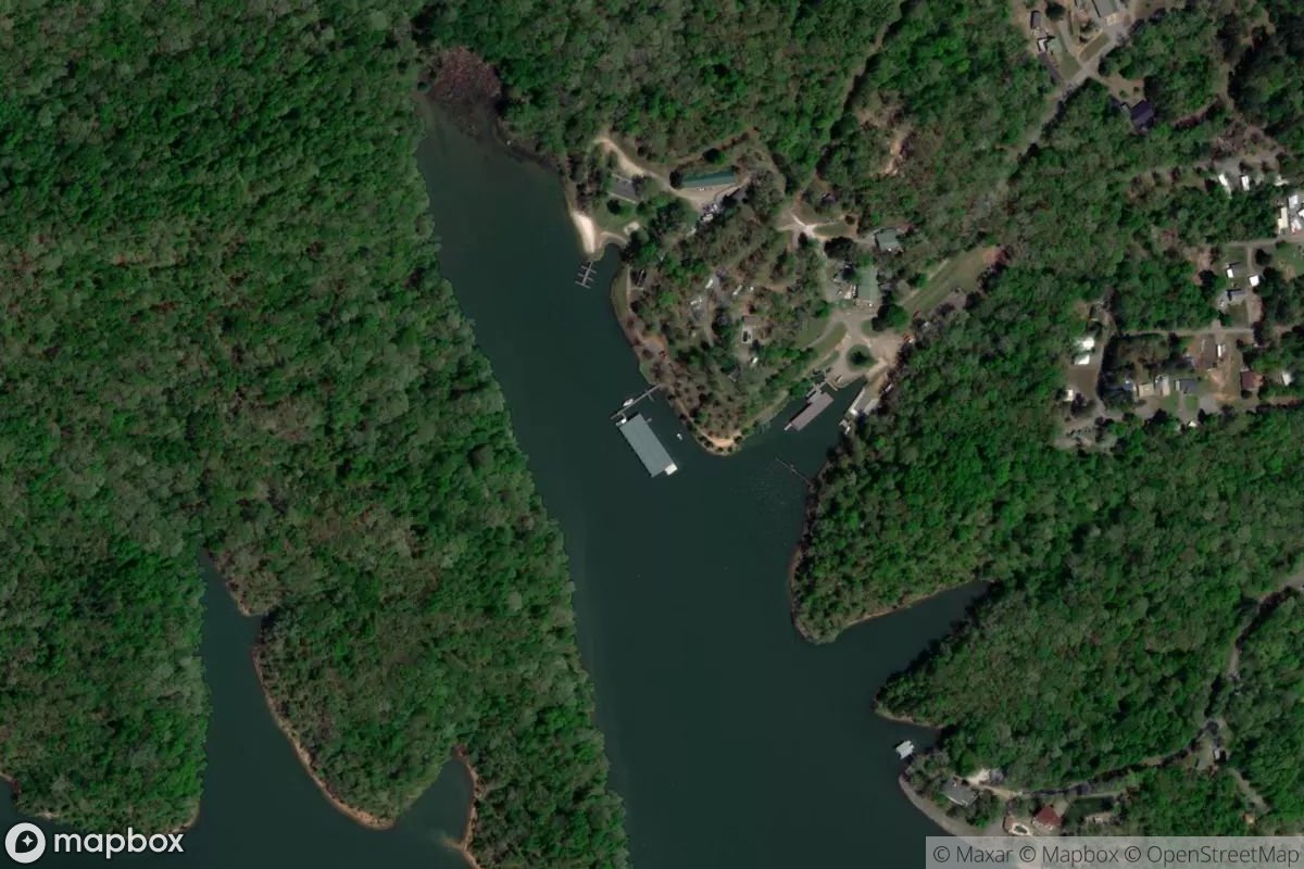 Satellite view of Marina at 36.6455, -88.0898