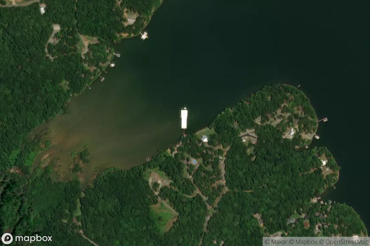 Satellite view of Marina at 36.6826, -88.0914