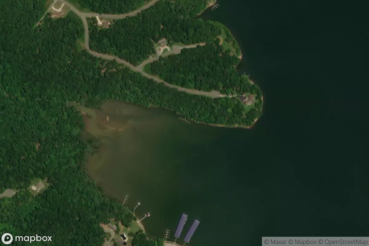 Satellite view of Marina at 36.6938, -88.0953