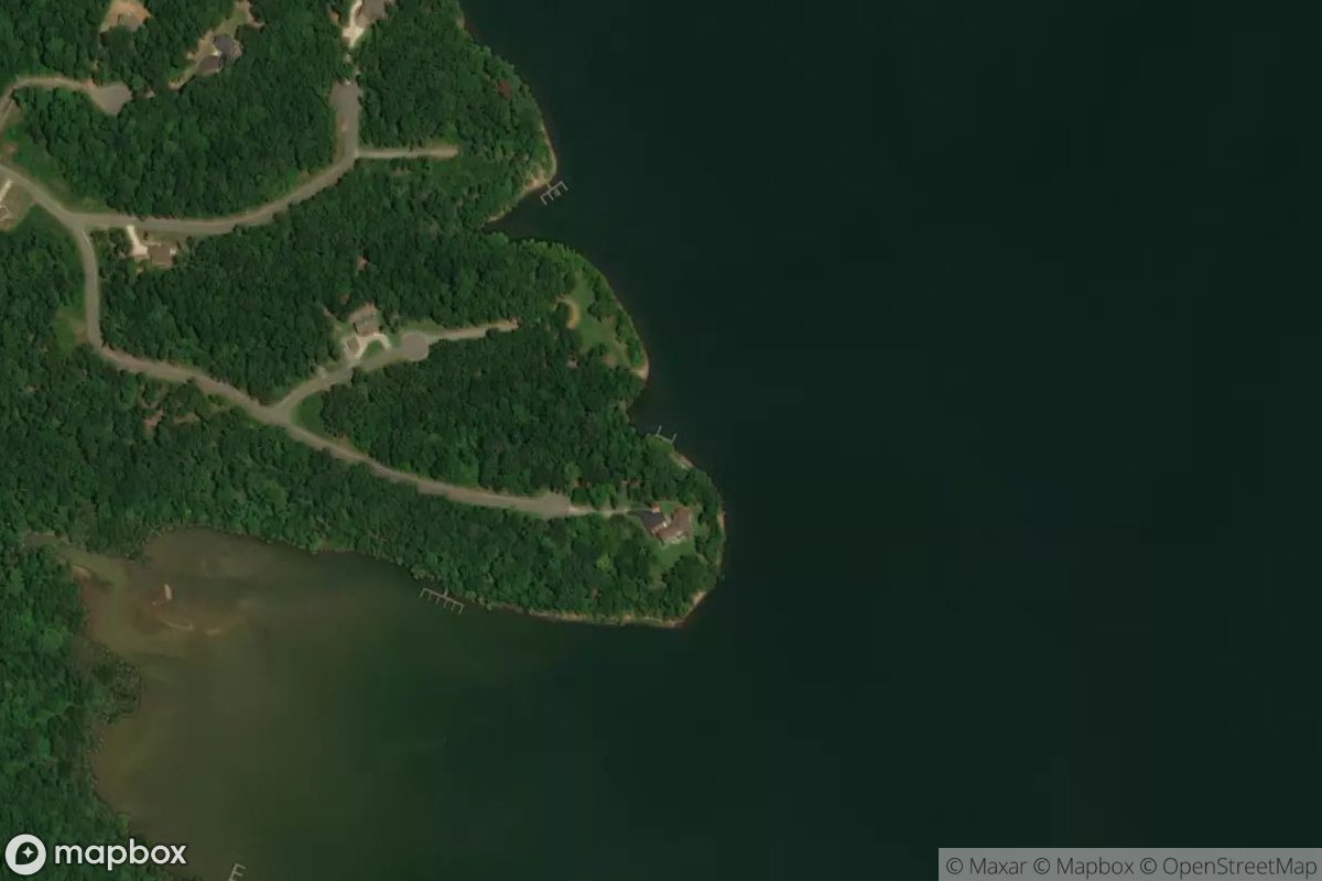 Satellite view of Marina at 36.6951, -88.0932