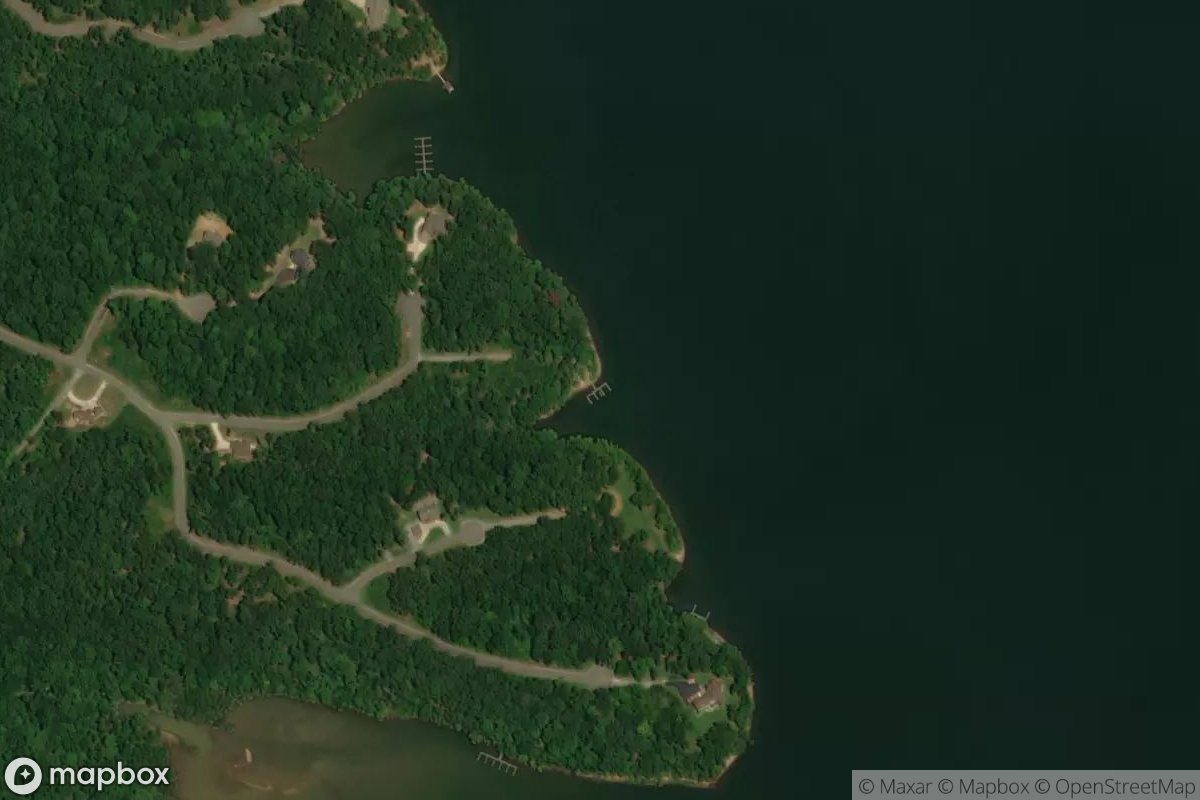 Satellite view of Marina at 36.6970, -88.0942