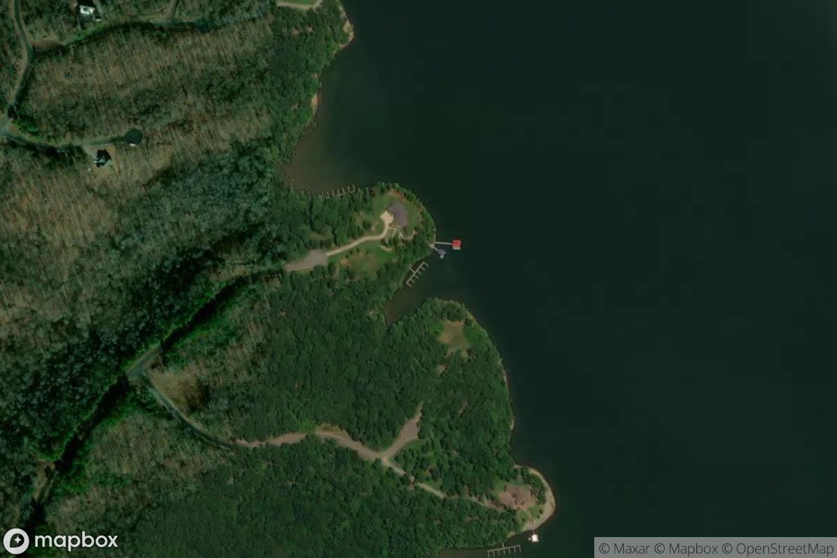 Satellite view of Marina at 36.7103, -88.1032