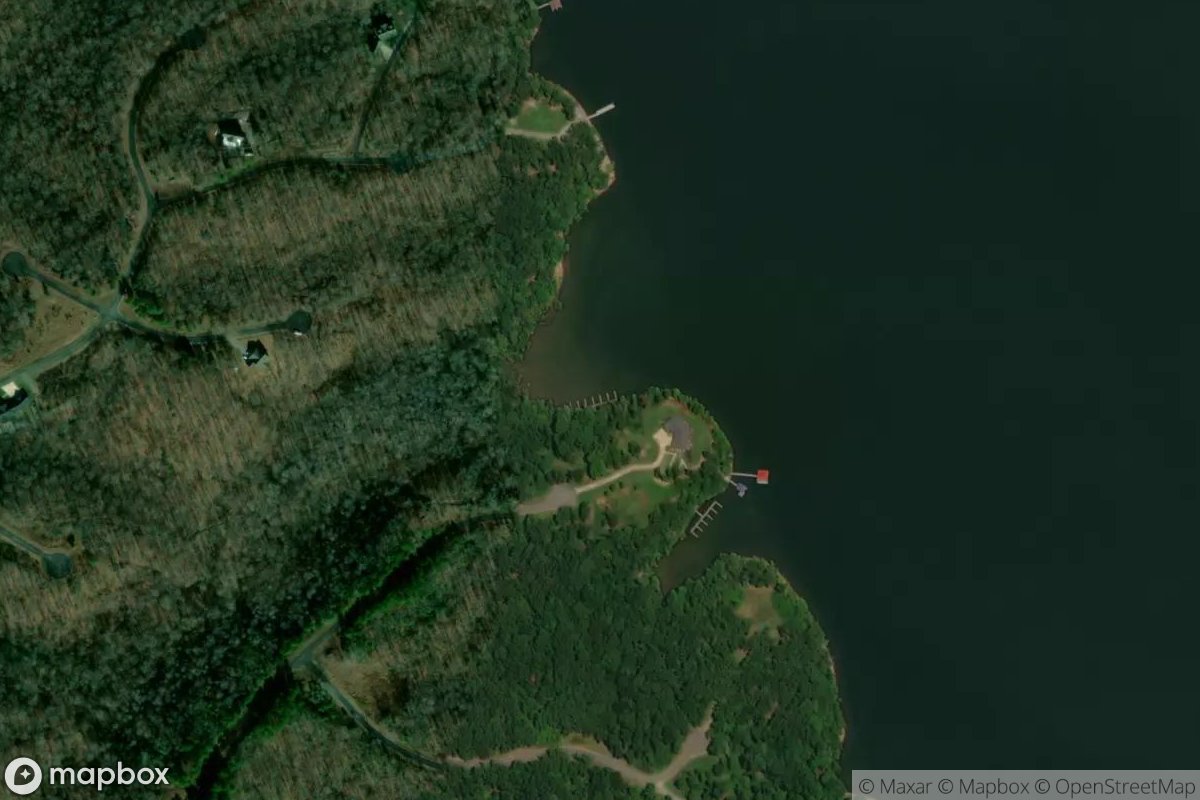 Satellite view of Marina at 36.7114, -88.1044