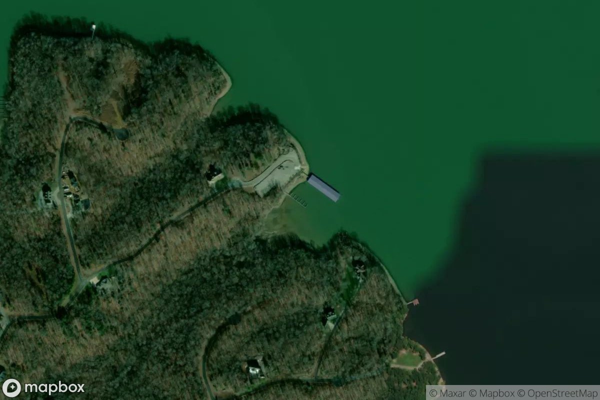 Satellite view of Marina at 36.7166, -88.1074