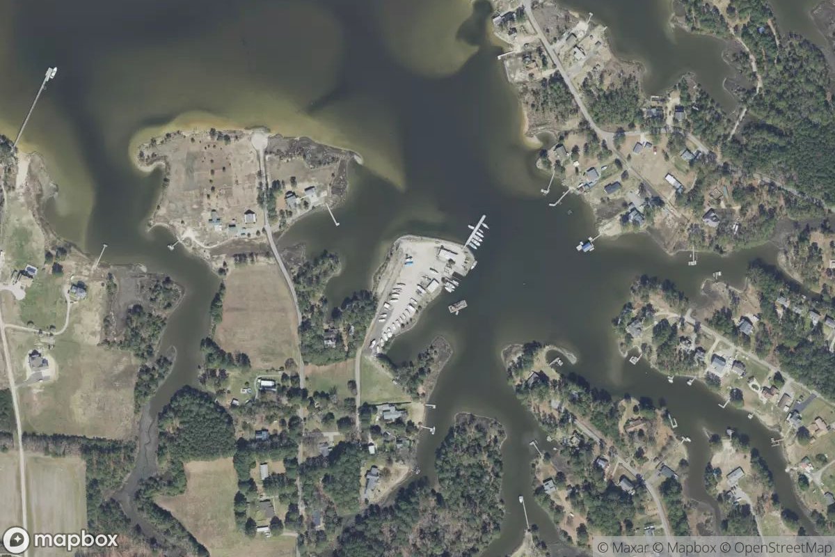 Satellite view of Marina at 37.2973, -76.4428