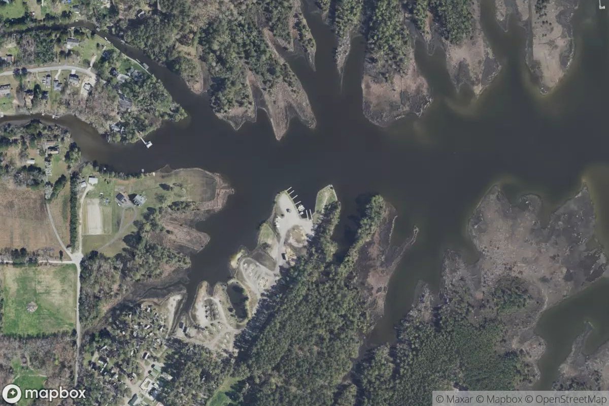 Satellite view of Marina at 37.3019, -76.4692