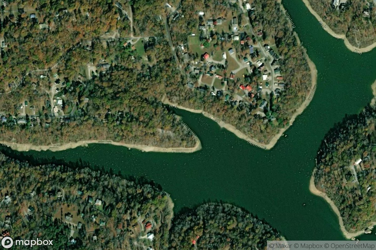 Satellite view of Marina at 37.3292, -86.2253