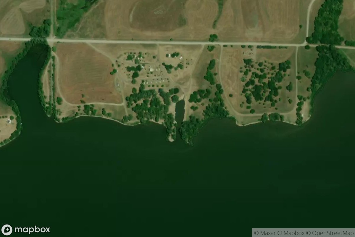 Satellite view of Marina at 37.3583, -96.8753