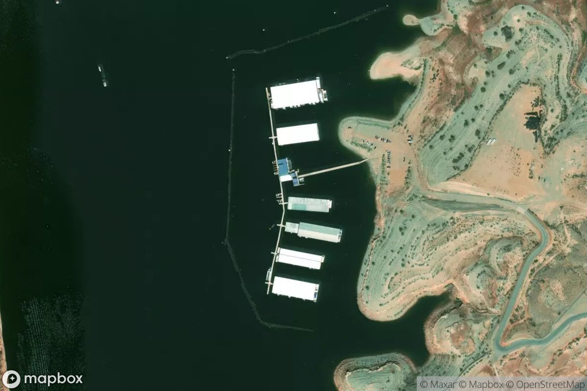 Satellite view of Marina at 37.4730, -110.7202