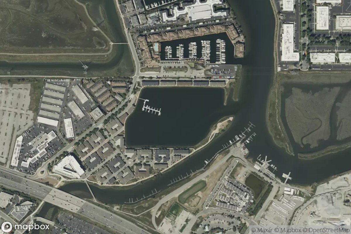 Satellite view of Marina at 37.4968, -122.2222