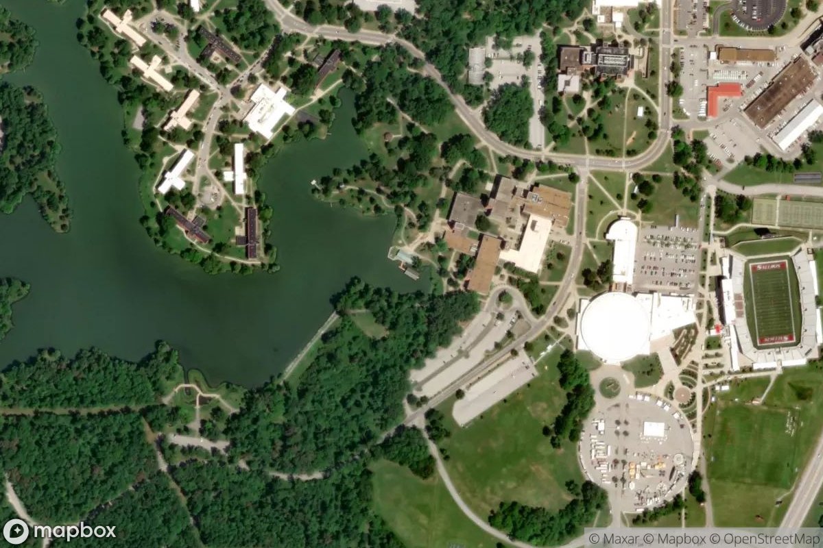 Satellite view of Marina at 37.7090, -89.2219