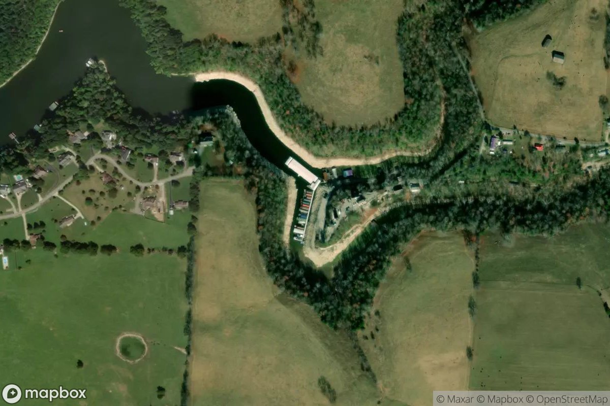 Satellite view of Marina at 37.7217, -84.6824