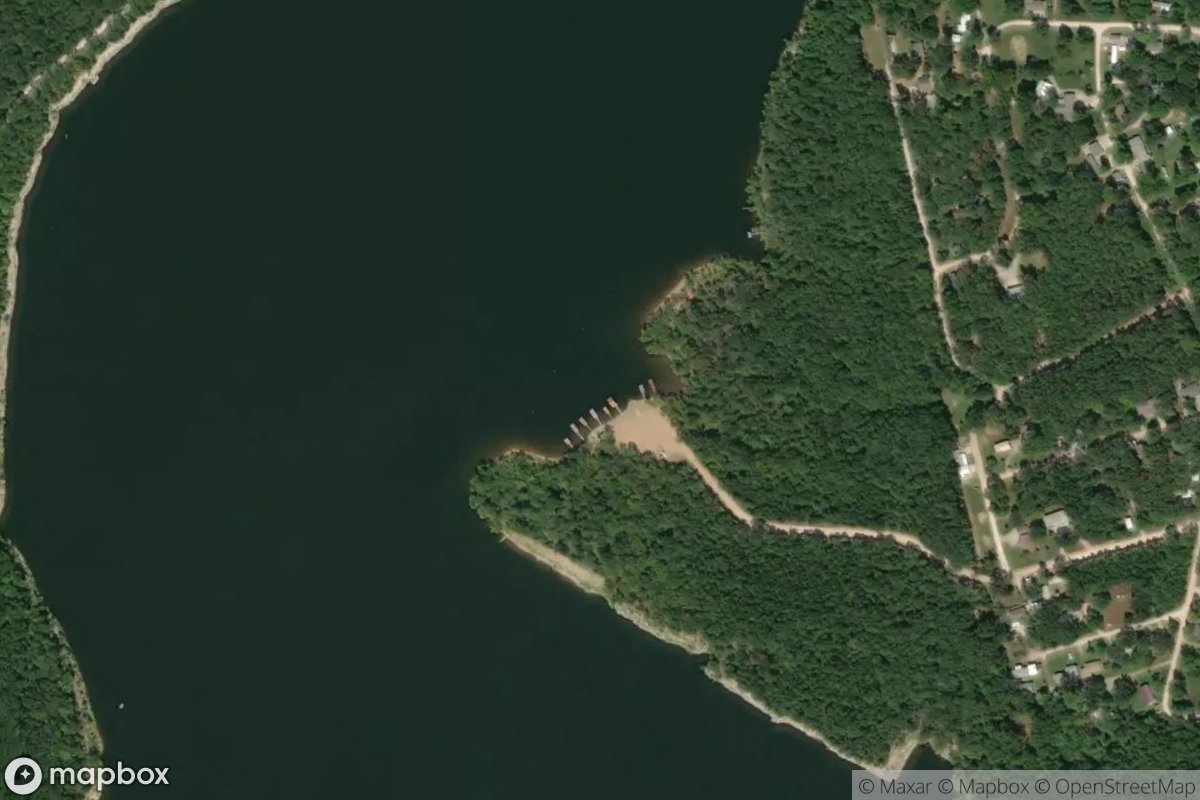 Satellite view of Marina at 37.8573, -93.3603