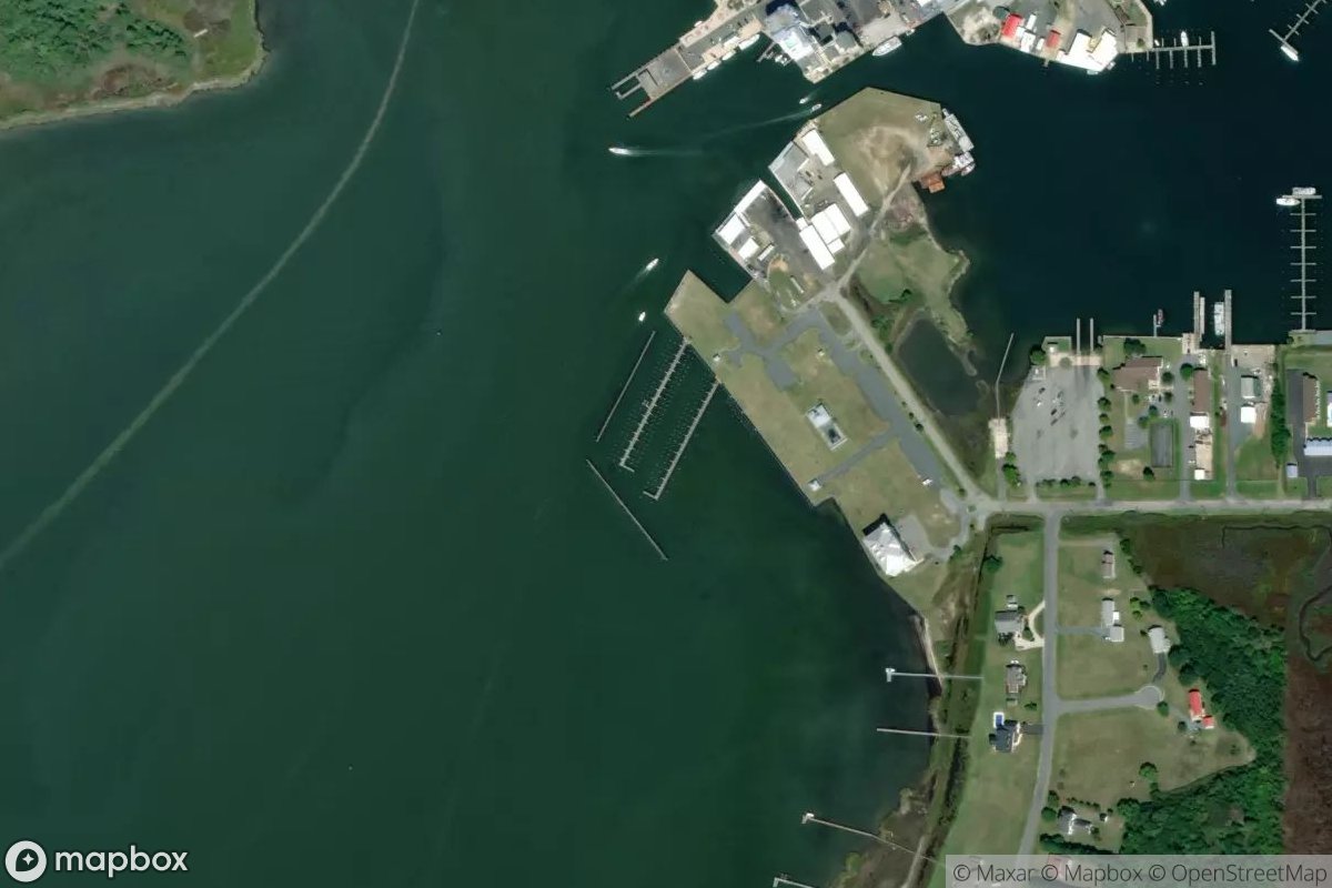 Satellite view of Marina at 37.9748, -75.8639