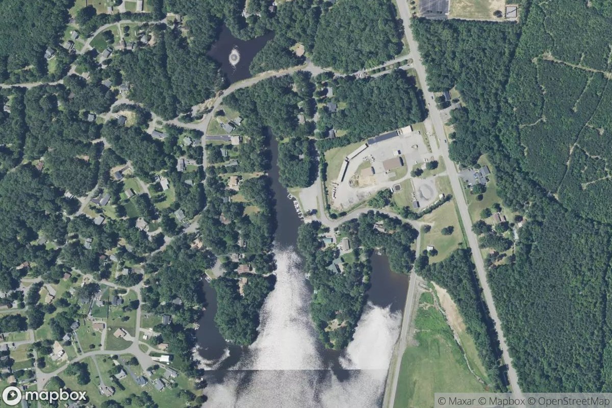 Satellite view of Marina at 37.9905, -77.5080