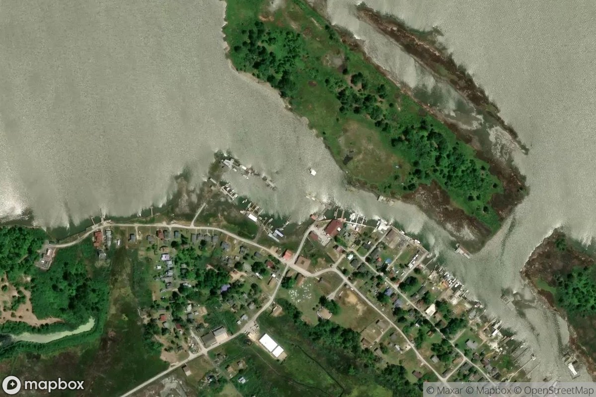 Satellite view of Marina at 37.9965, -76.0334