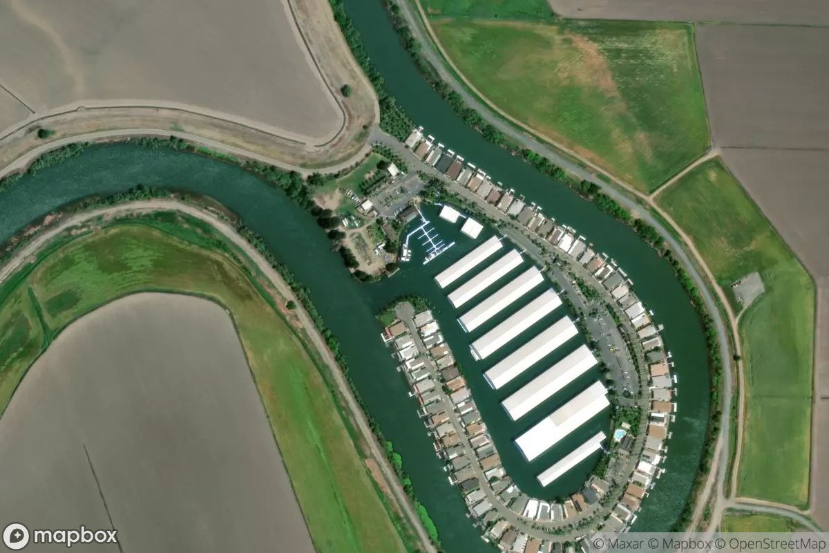 Satellite view of Marina at 38.1501, -121.5910