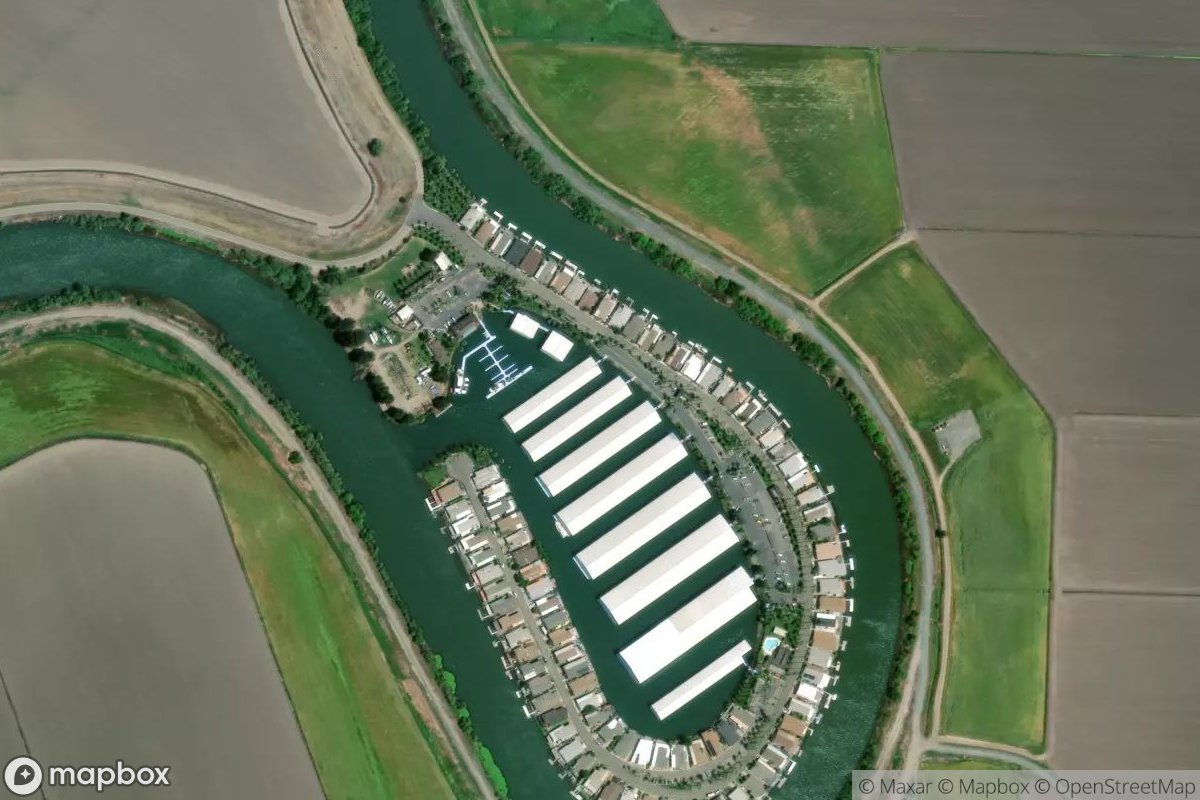 Satellite view of Marina at 38.1502, -121.5896