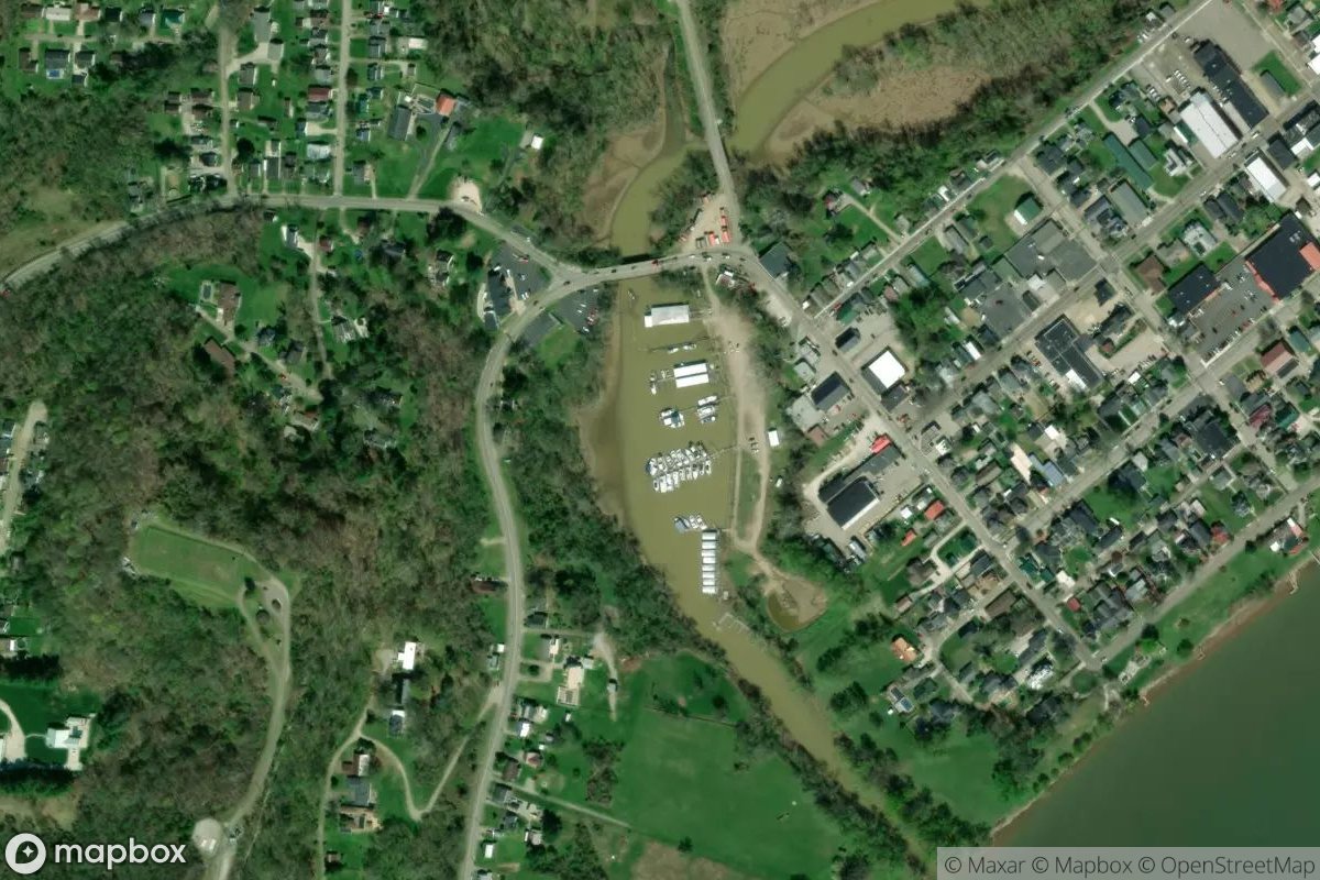 Satellite view of Marina at 38.8048, -82.2147