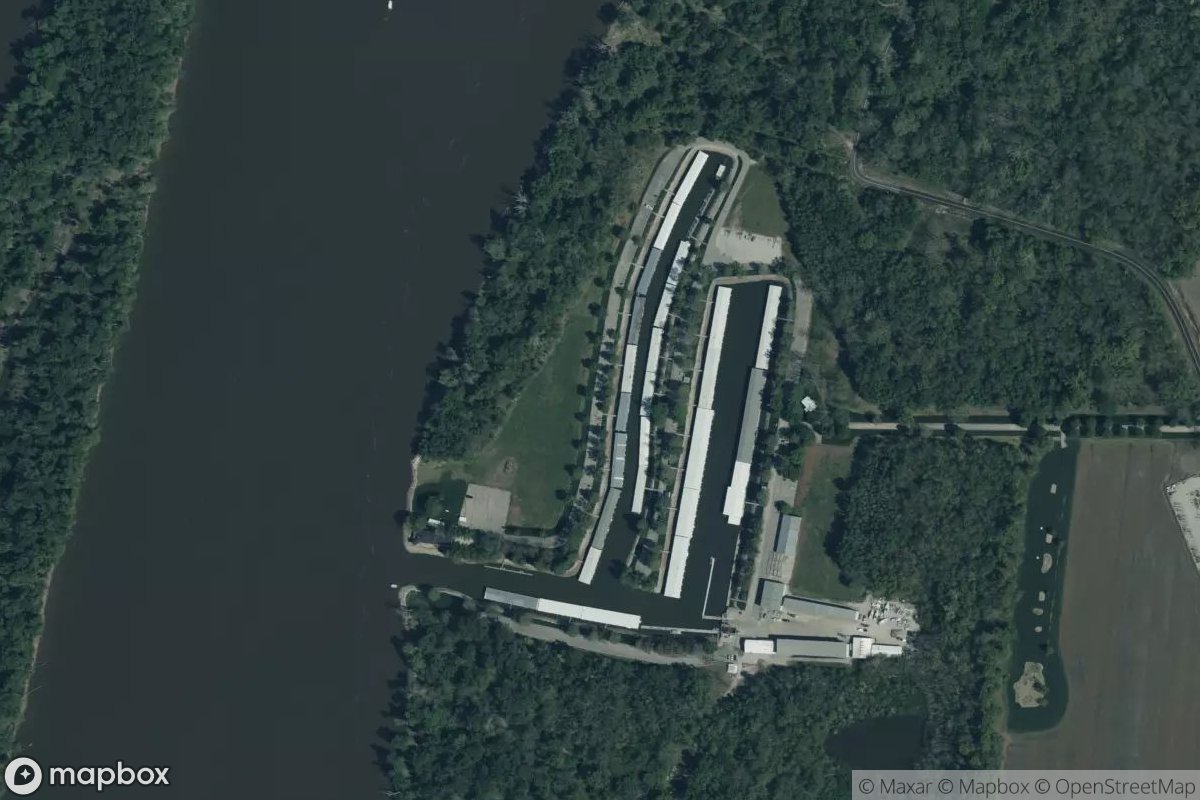 Satellite view of Marina at 38.9009, -90.4993