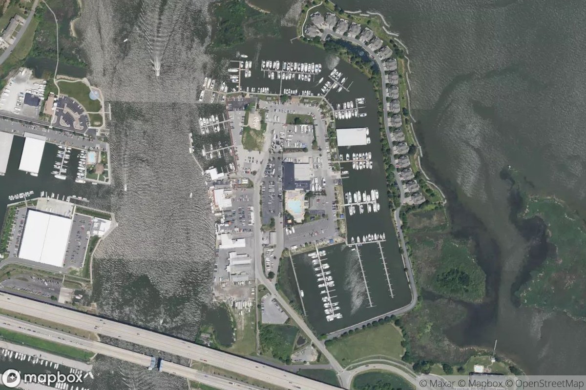 Satellite view of Marina at 38.9734, -76.2440