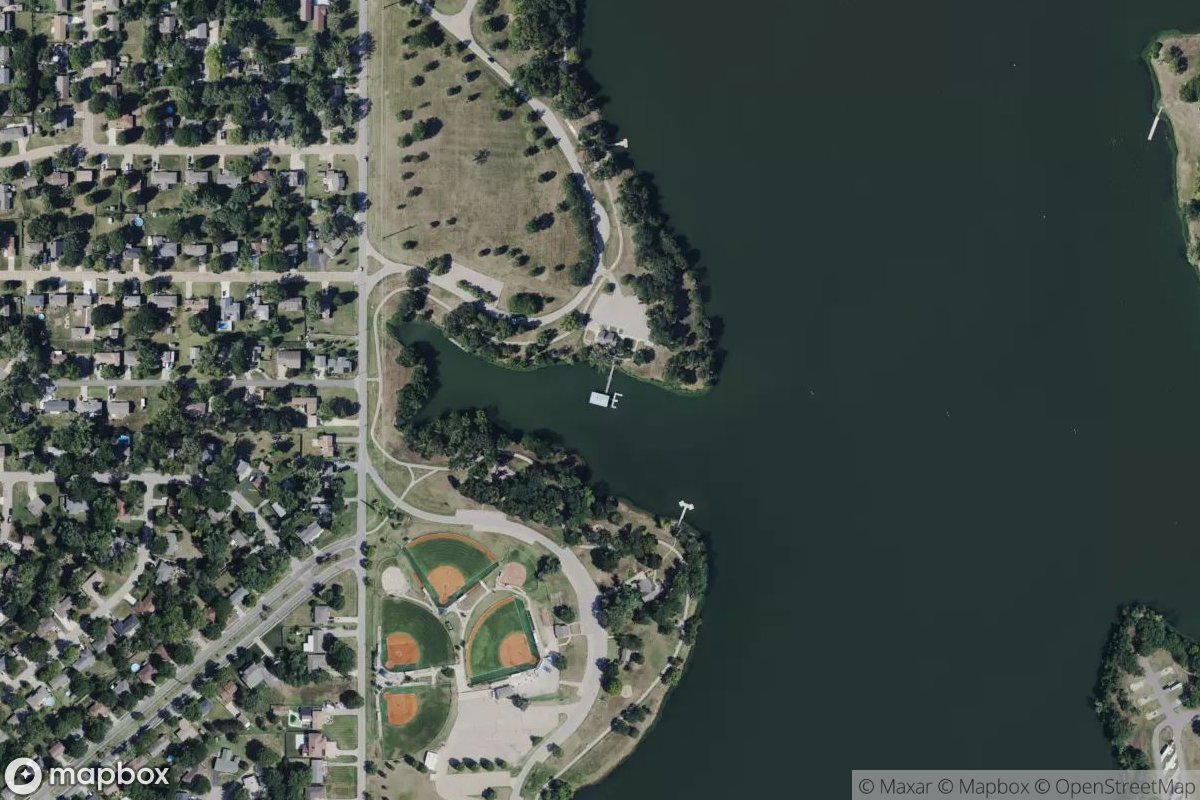 Satellite view of Marina at 39.0081, -95.6305