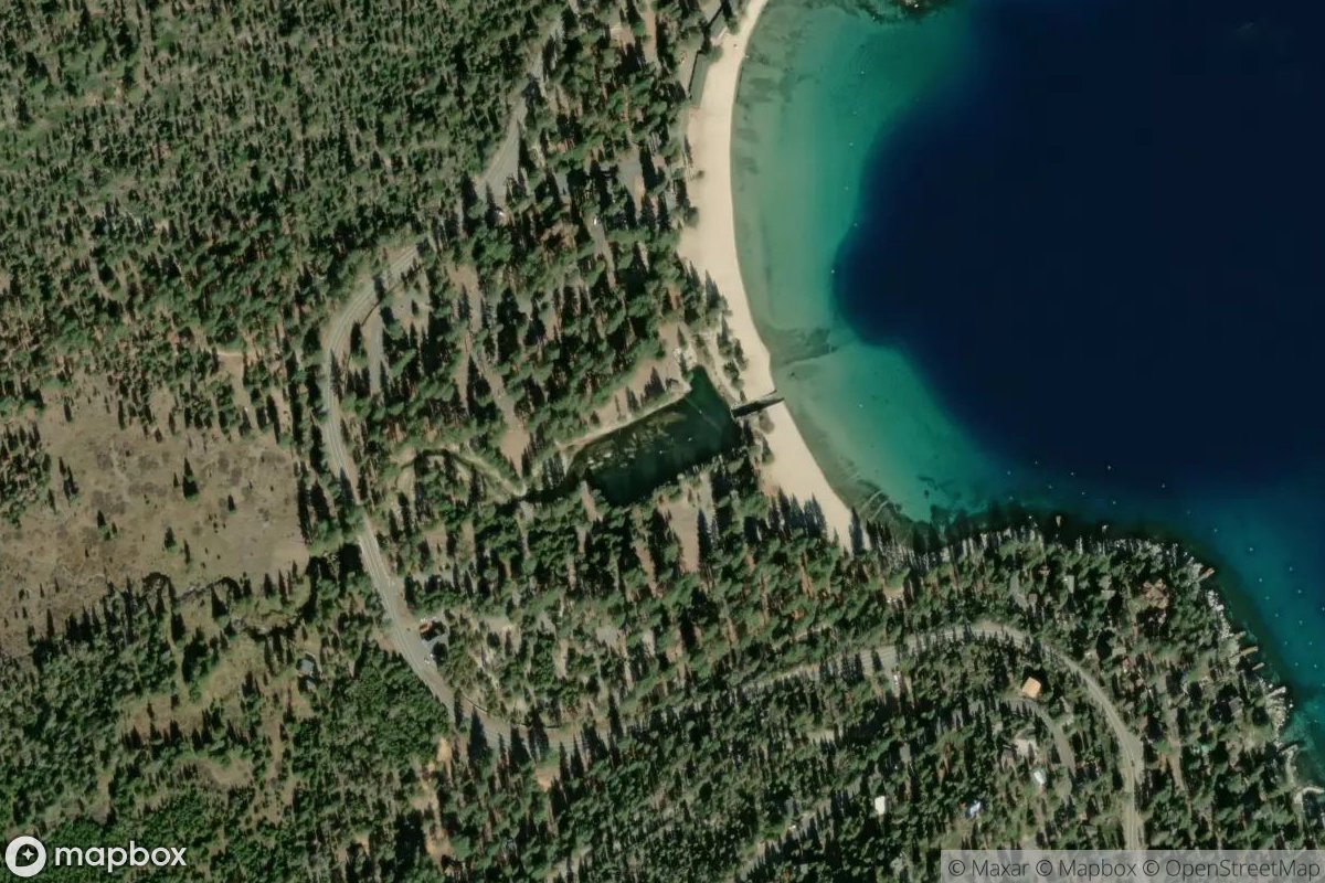 Satellite view of Marina at 39.0367, -120.1228