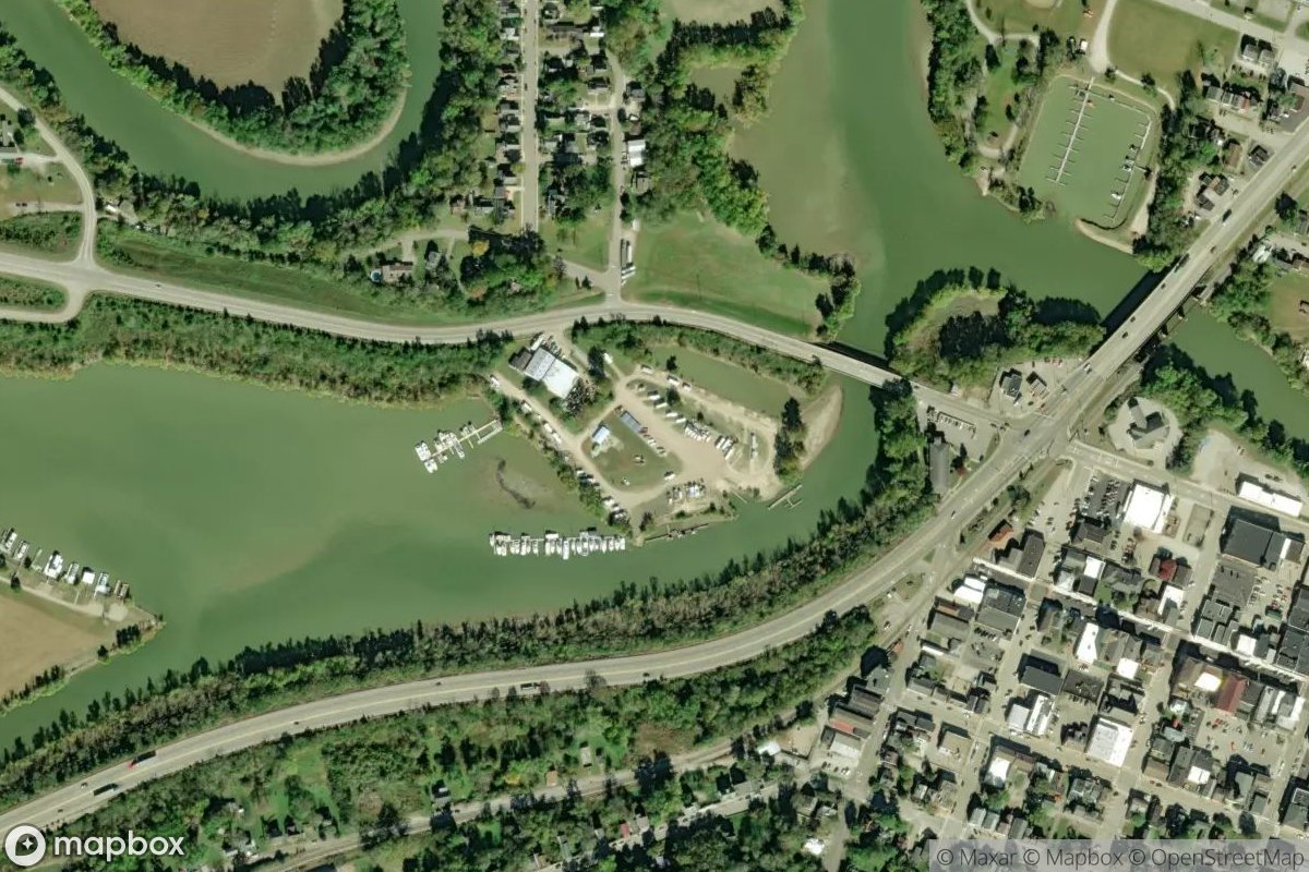 Satellite view of Marina at 39.0583, -84.9064