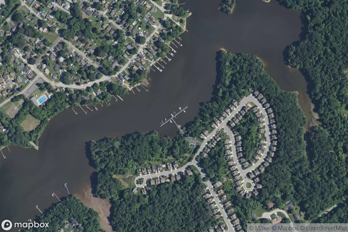 Satellite view of Marina at 39.1615, -76.5909