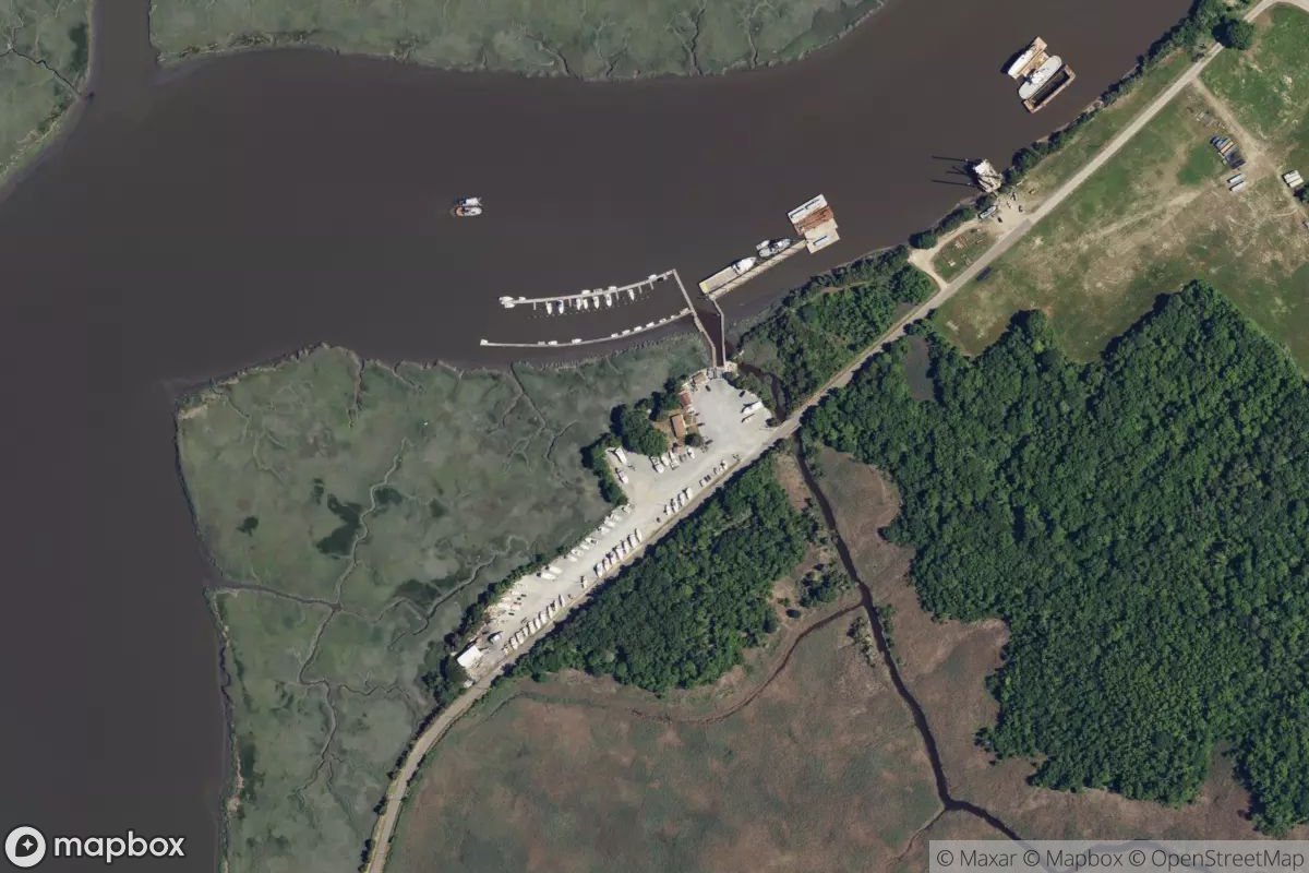 Satellite view of Marina at 39.2520, -74.9981