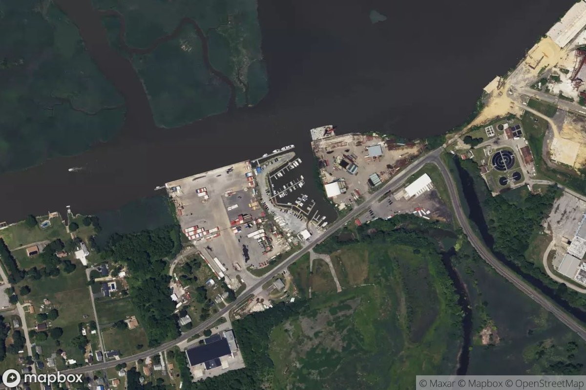 Satellite view of Marina at 39.5732, -75.4838