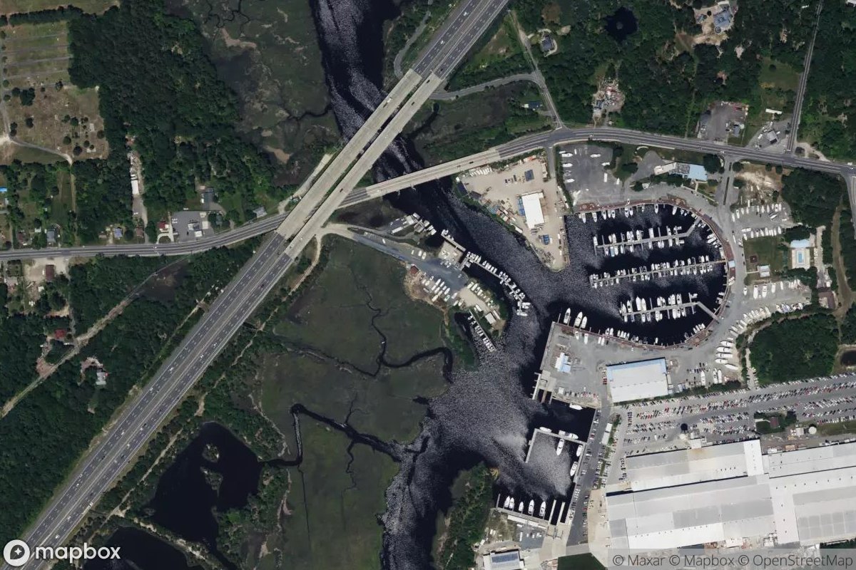 Satellite view of Marina at 39.5922, -74.4422