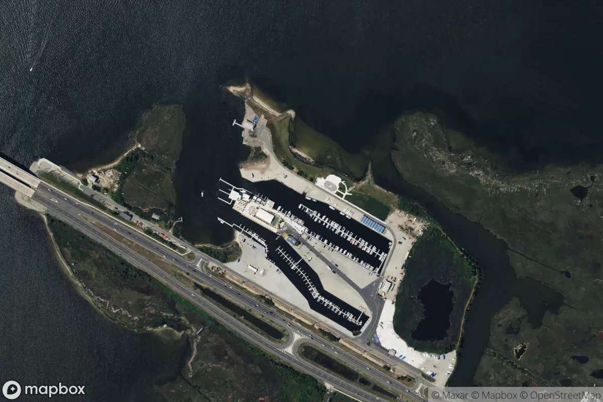 Satellite view of Marina at 39.6608, -74.1957
