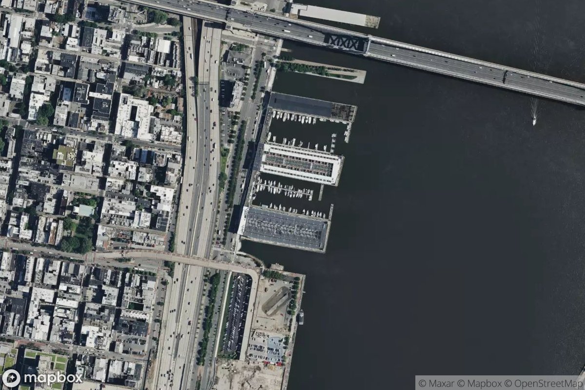 Satellite view of Marina at 39.9510, -75.1393